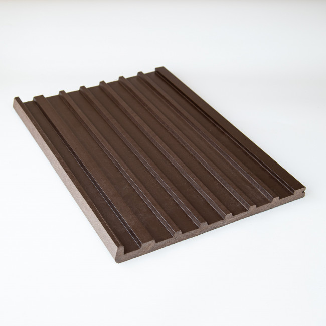 Ступень дпк Ecodecking полнотелая шоколад Ступень дпк Ecodecking полнотелая шоколад