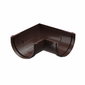 Угол желоба 90˚ Премиум (Premium), шоколад 8019