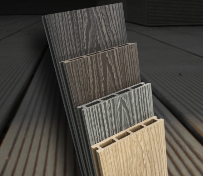 Террасная доска дпк Greendecking «LOFT» Серый дым