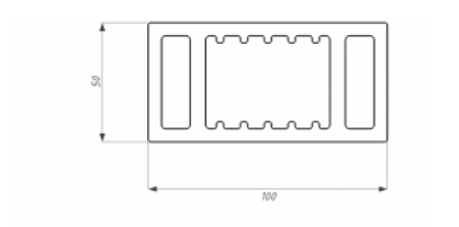 Перила нижнее ДПК WOODVEХ 