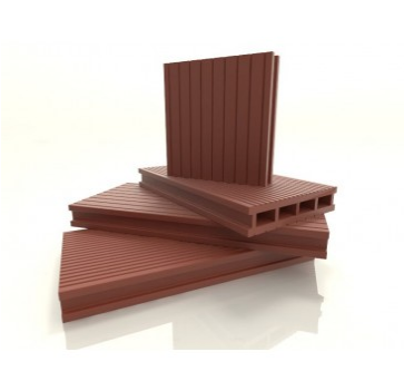 Террасная доска из ДПК (декинг) Dimdeck вельвет терракотовый
